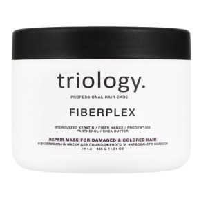 Відновлювальна маска для пошкодженого та фарбованого волосся Fiberplex Triology 330 мл